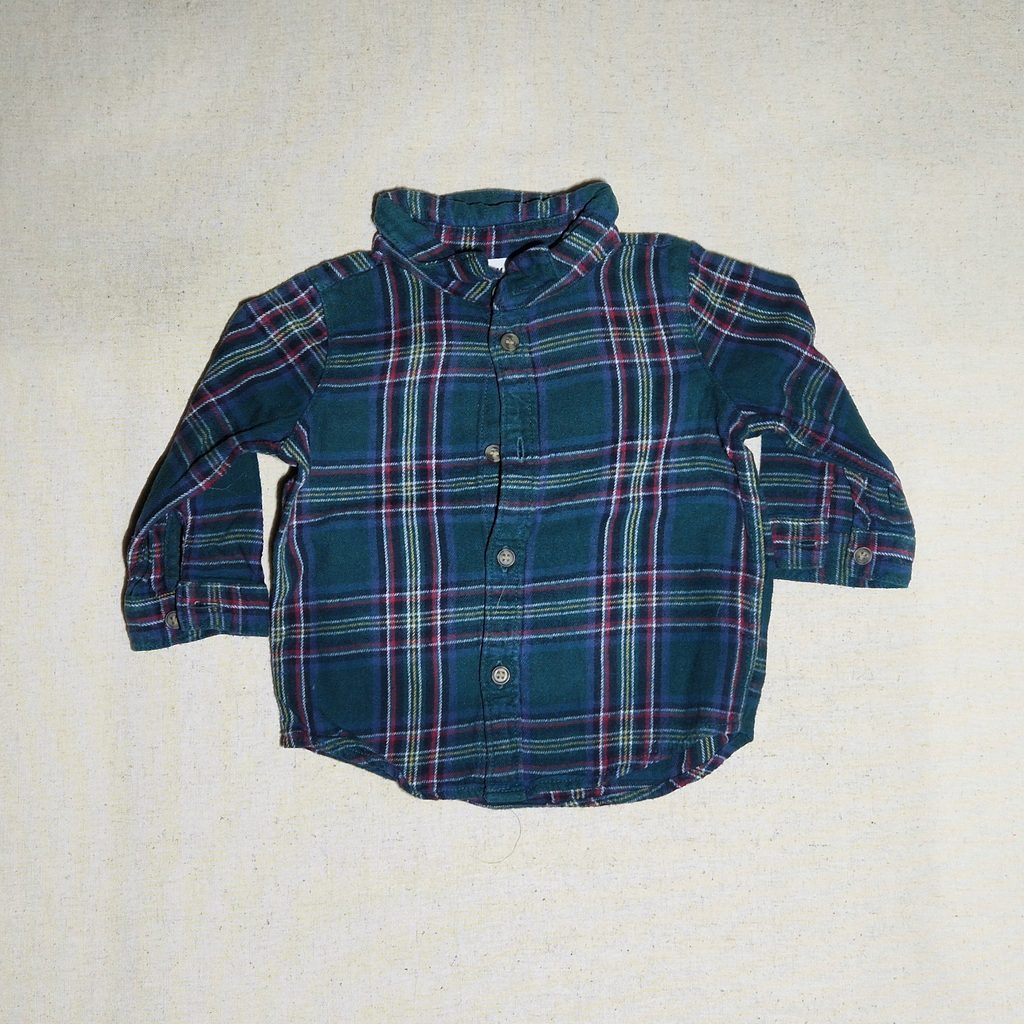 [LVDP-000001] Chemise à carreaux verte