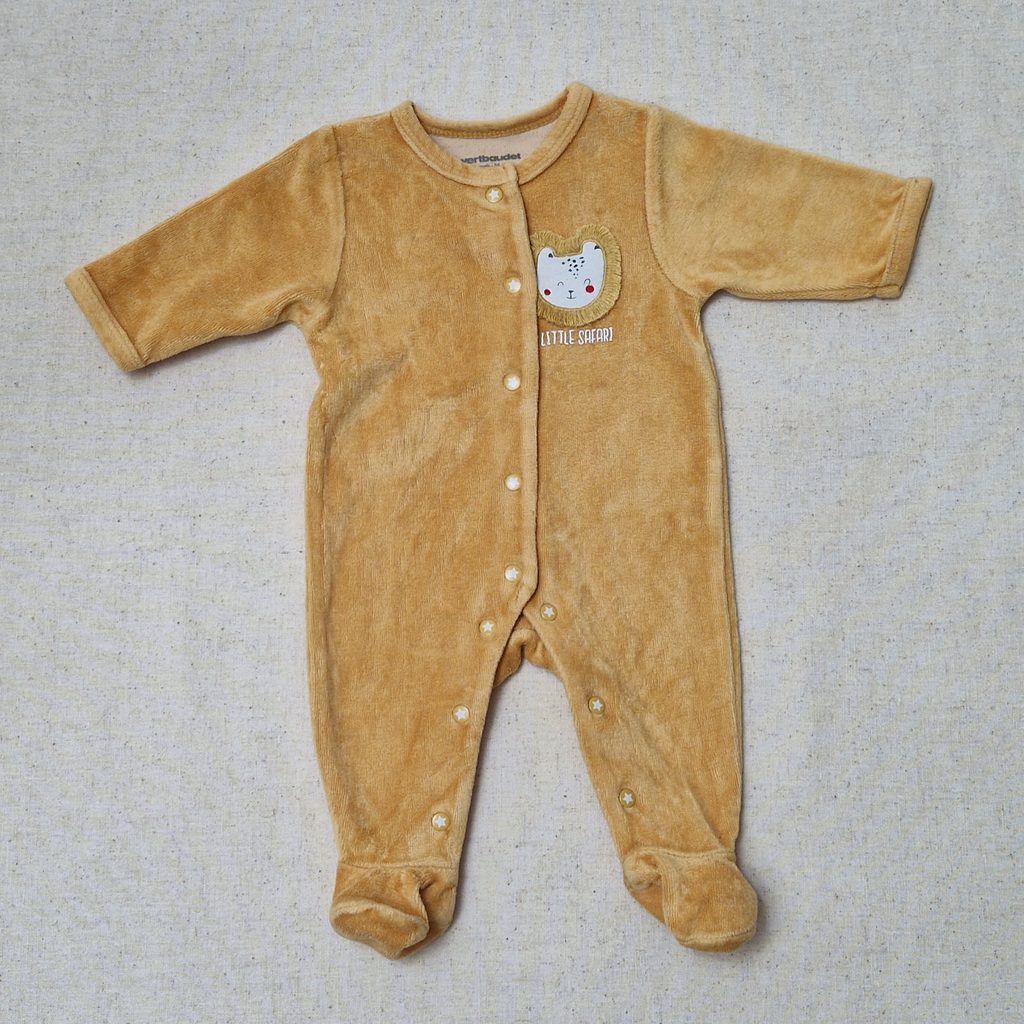 [LVDP-000059] Pyjama velours jaune