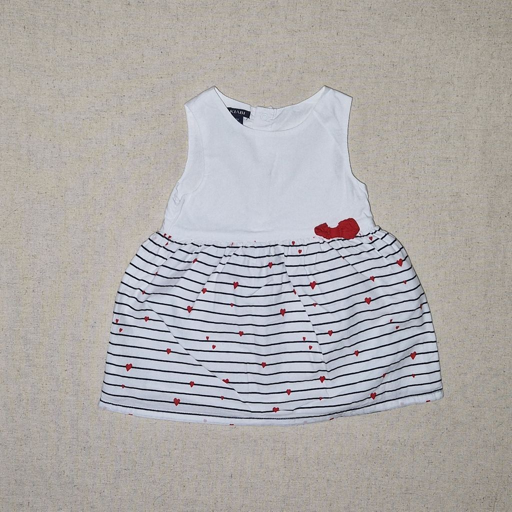 [LVDP-000194] Robe marinière et coeurs