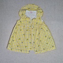 Robe jaune à carreaux