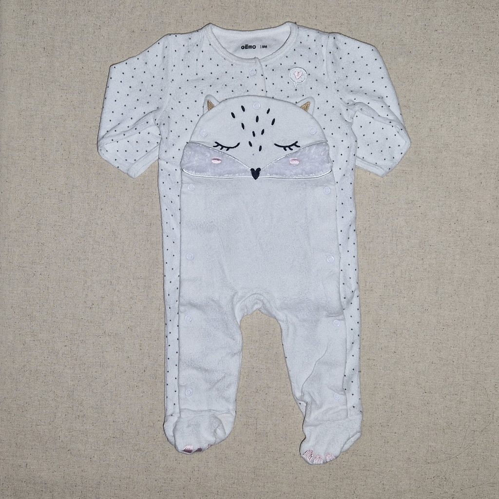 Pyjama velours Hibou