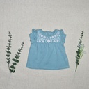 T-shirt bleu turquoise